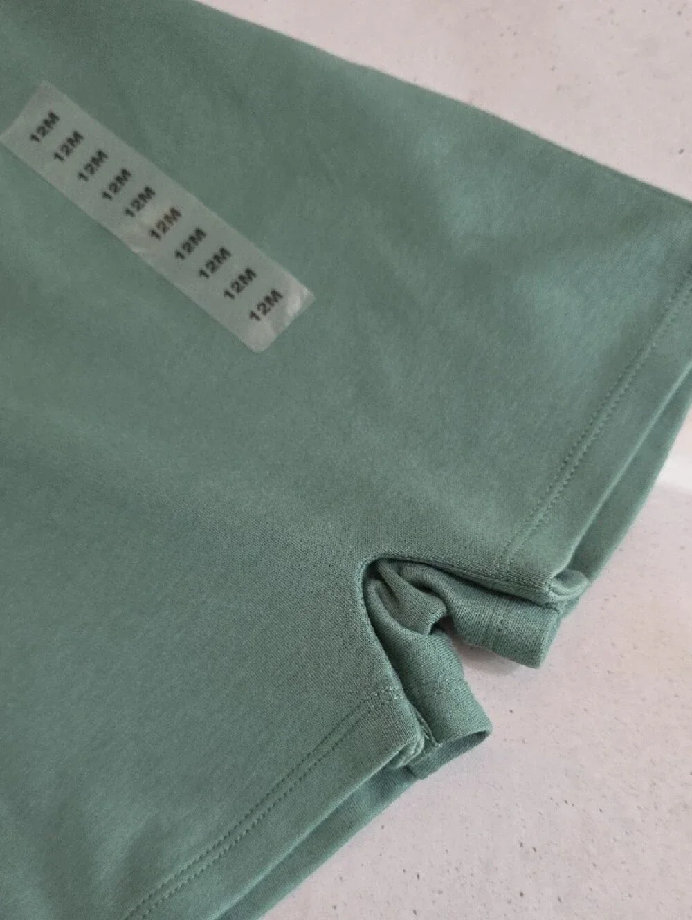 NWT 12M Ralph Lauren Sage Green Polo One-Piece 100% Cotton